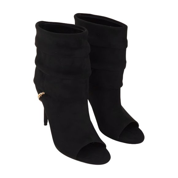 GUESS Womens ADILEE Ankle Boot, Black Suede 001, Size 9.5 - Picture 1 of 6